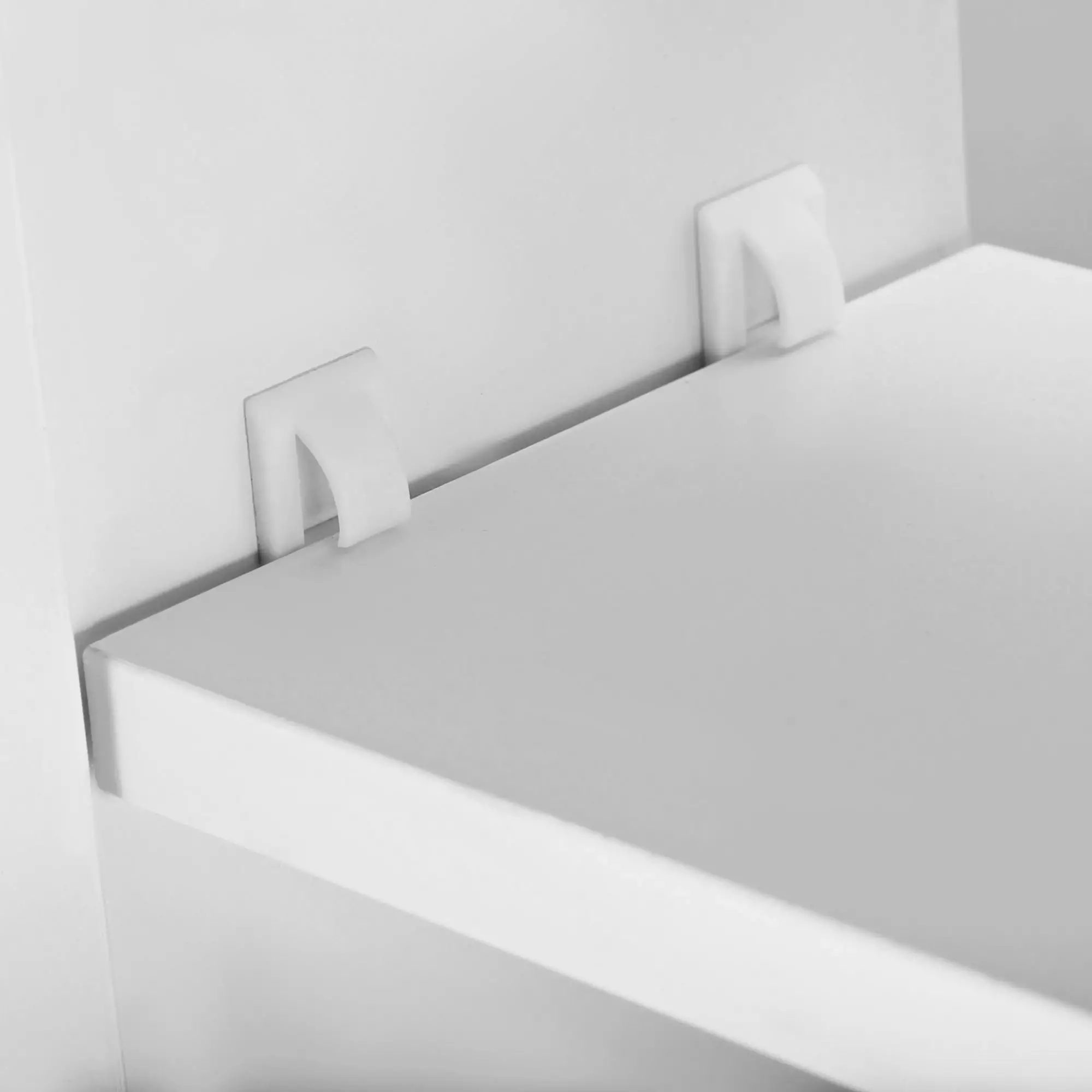 Wall-Mounted Bathroom Mirror Cabinet, Double Doors, Adjustable Shelf, Lilac - Image 10