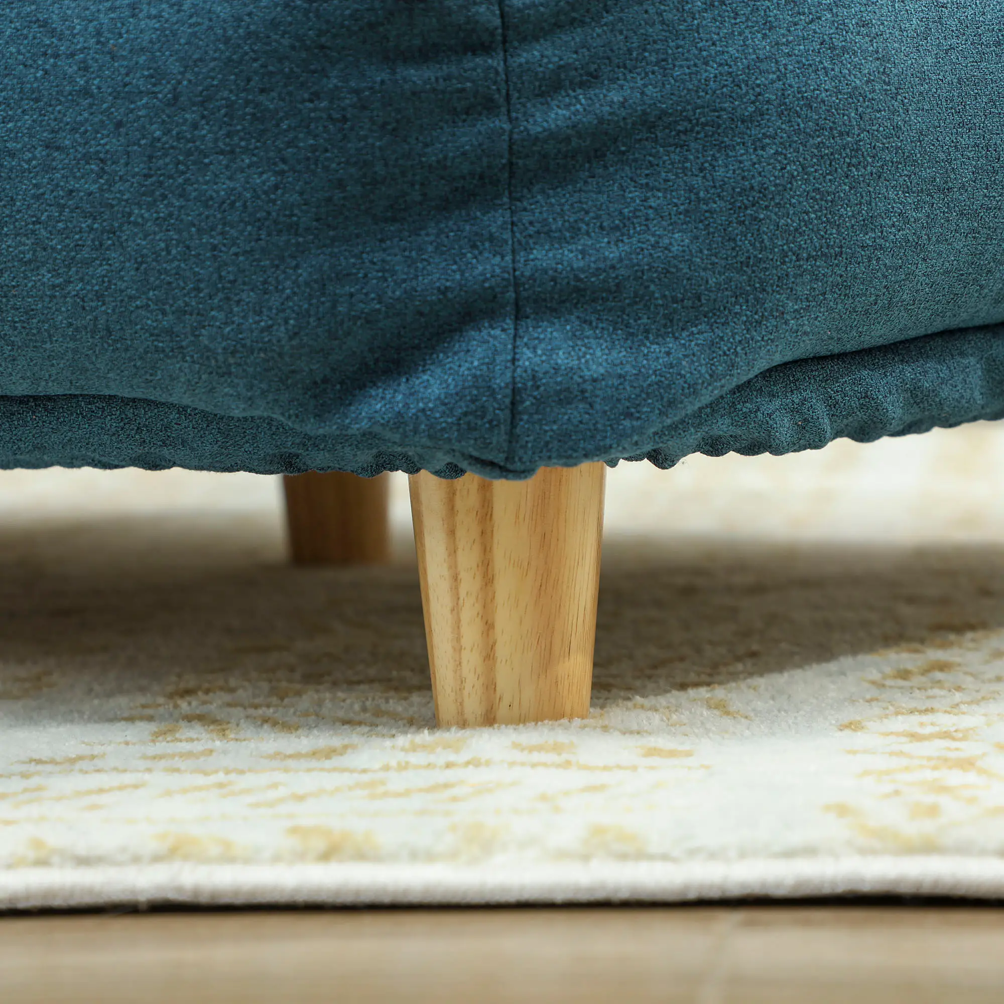 Washable Dog Sofa For Large Dogs, Elevated Pet Couch, Dark Blue - Image 10
