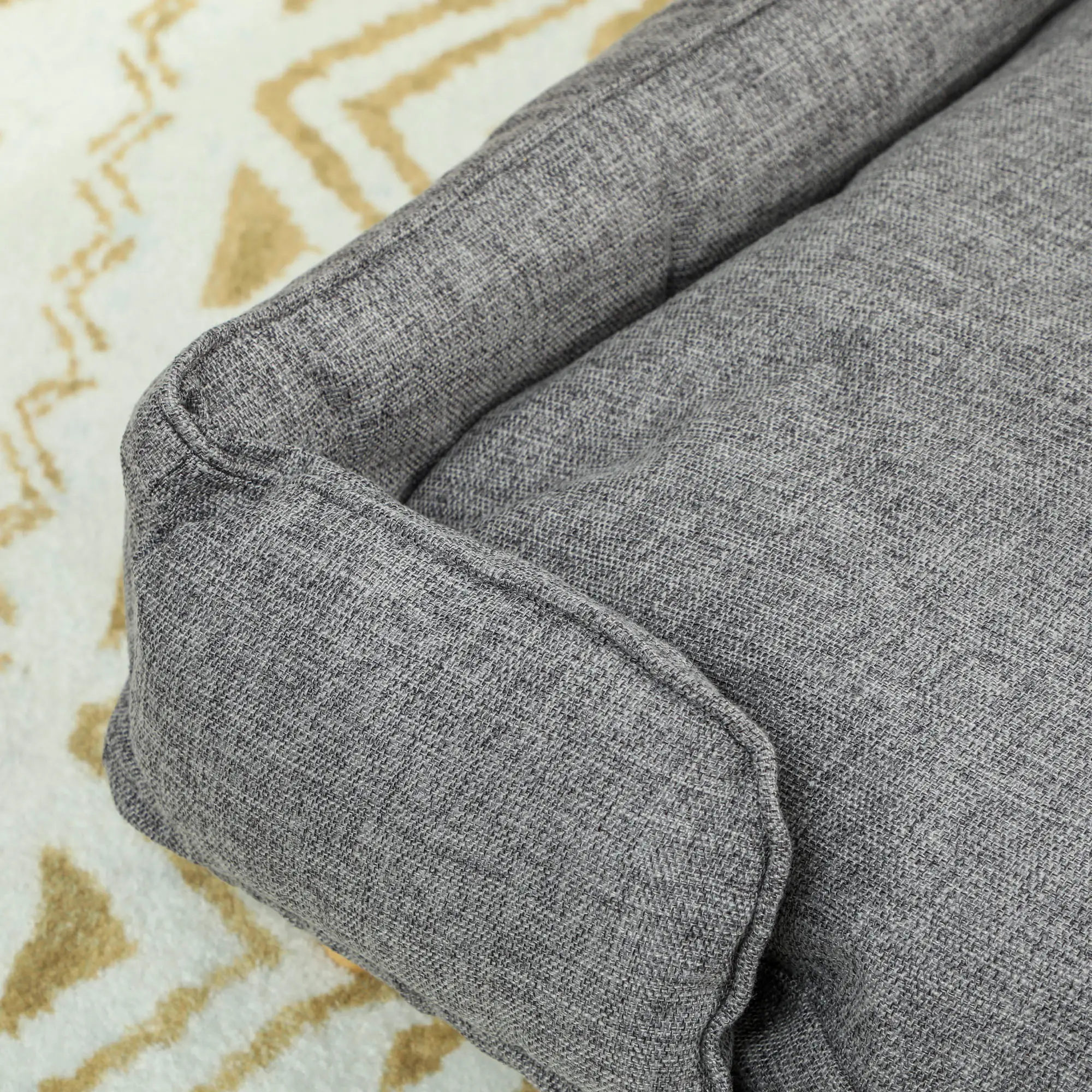 Washable Dog Sofa for Large Dogs, Elevated Pet Couch, Dark Grey - Image 10