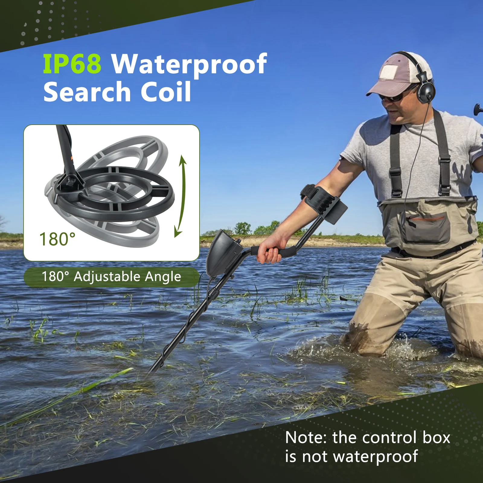 Waterproof Metal Detector, High Accuracy Search Coil - Image 6