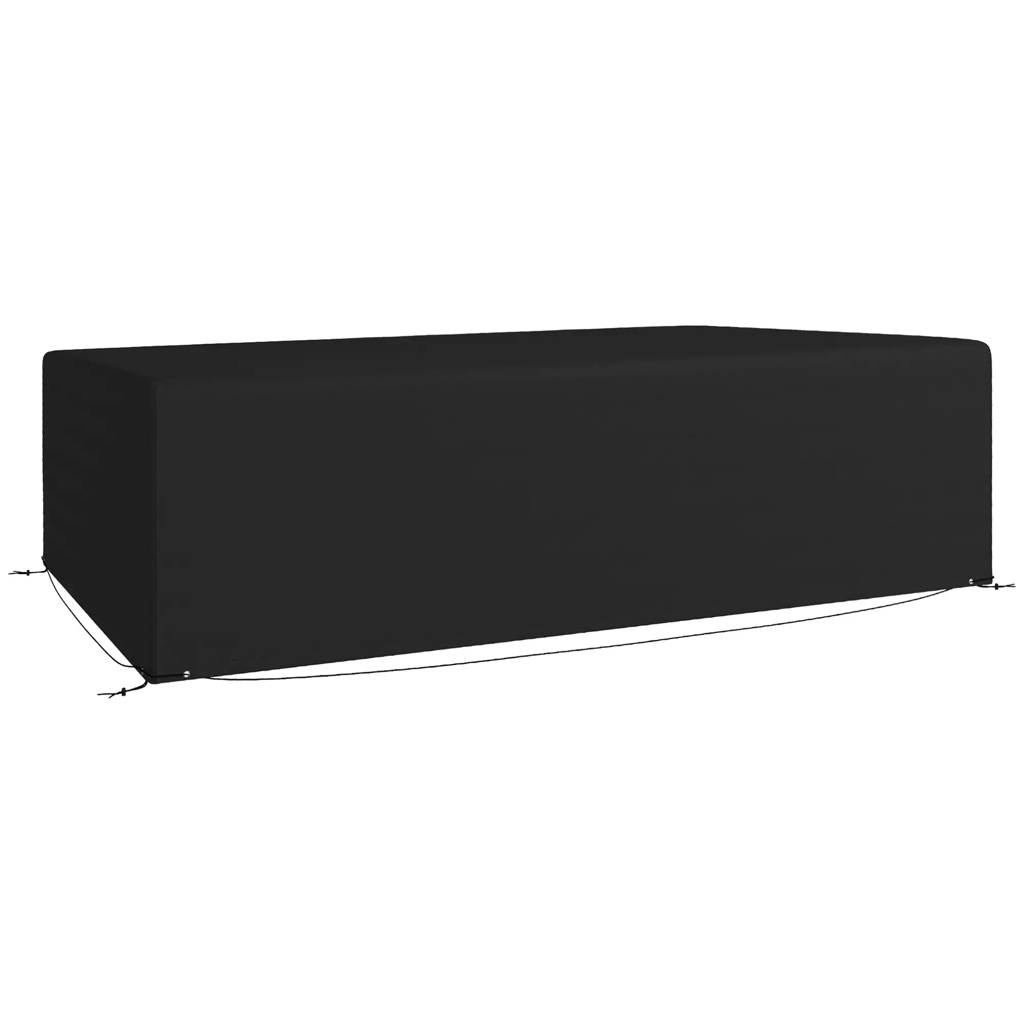 Waterproof Outdoor Sectional Sofa Cover, 97" x 65" x 26", Black - Image 11