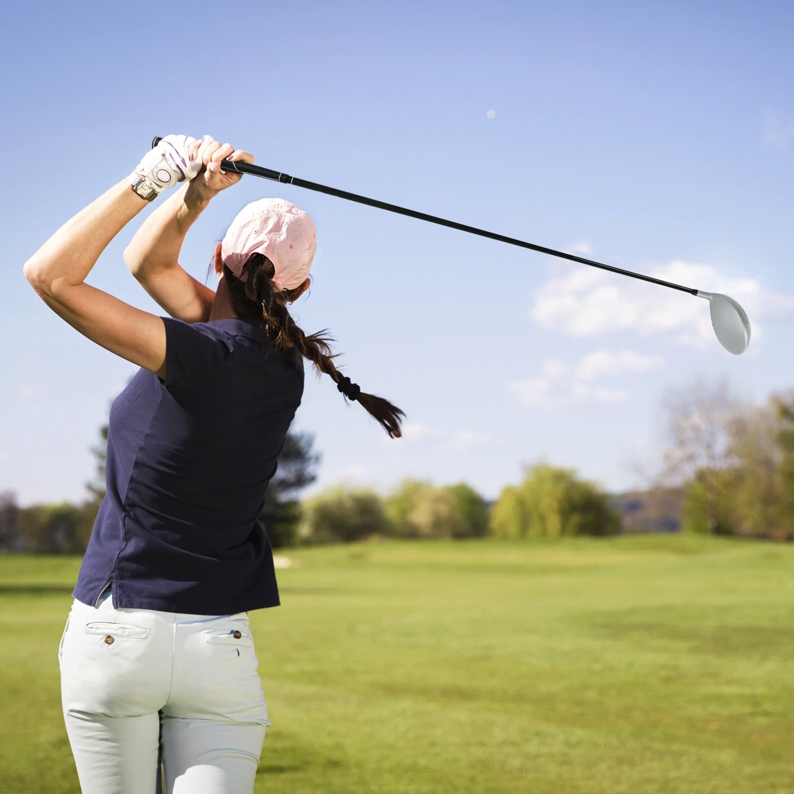 Women's 460CC Driver Golf Club, 12°, Silver - Image 2