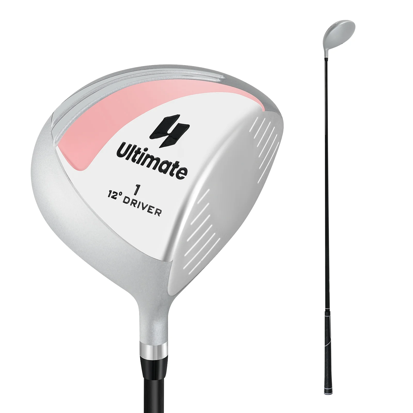 Women's 460CC Driver Golf Club, 12°, Silver - Image 5