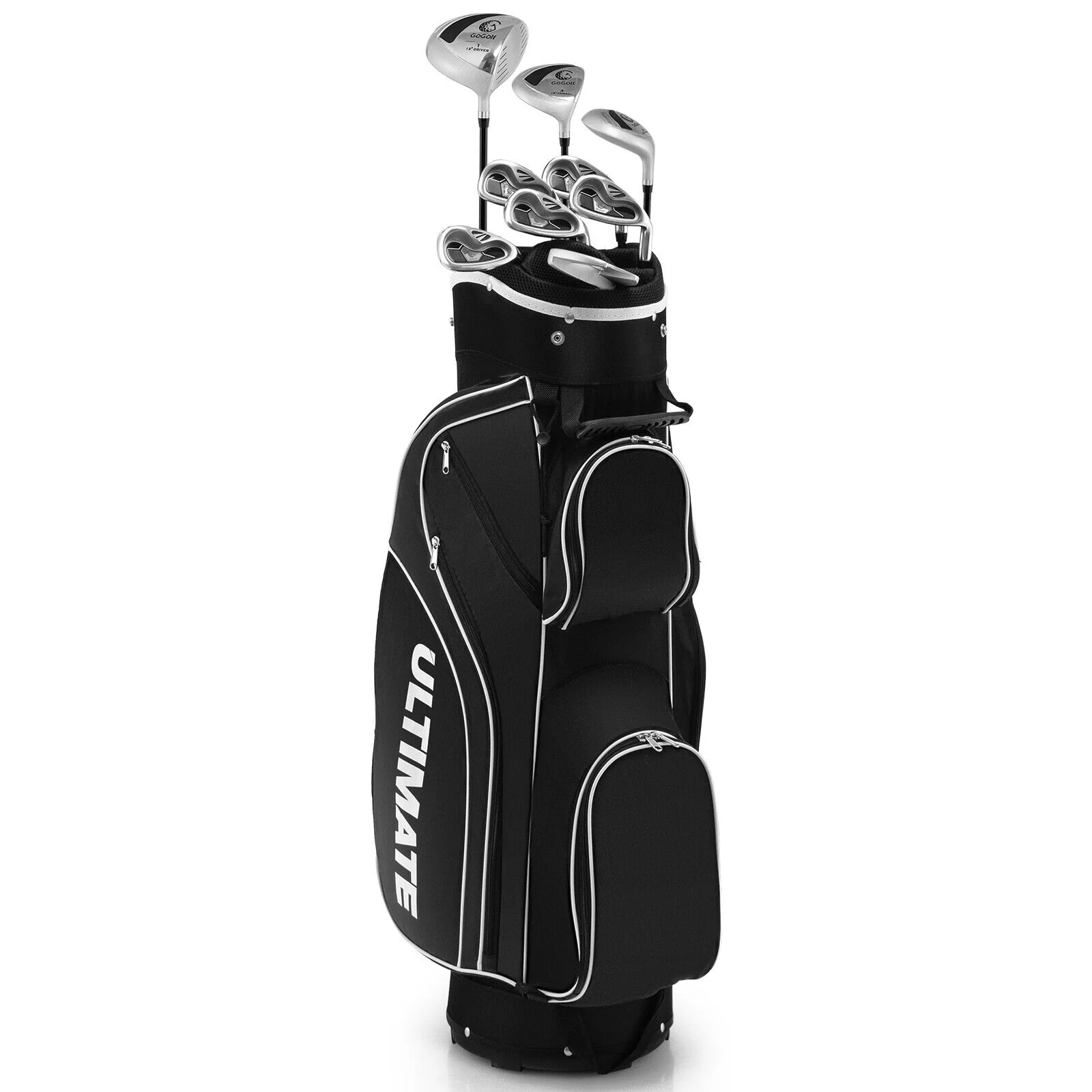 Women's Complete Golf Club Set, 10 Pieces, Alloy Driver, Black - Image 5