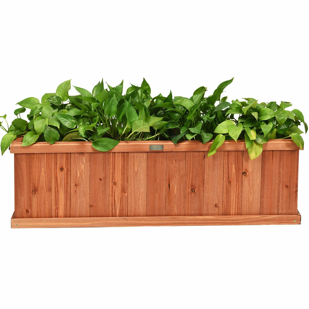 Wooden Decorative Planter Box, Brown - Image 5