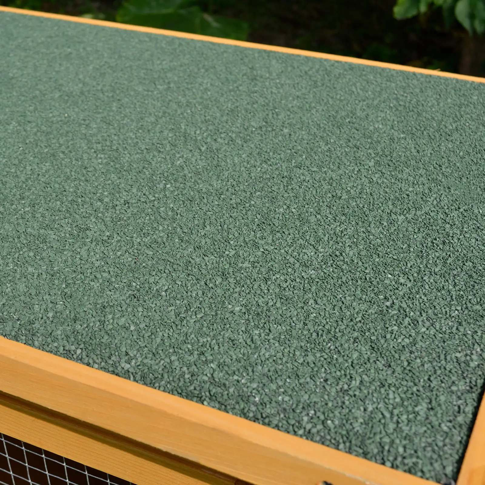 Wooden Rabbit Hutch, Indoor Outdoor Bunny Cage, Slide-Out Tray, Openable Roof - Image 10