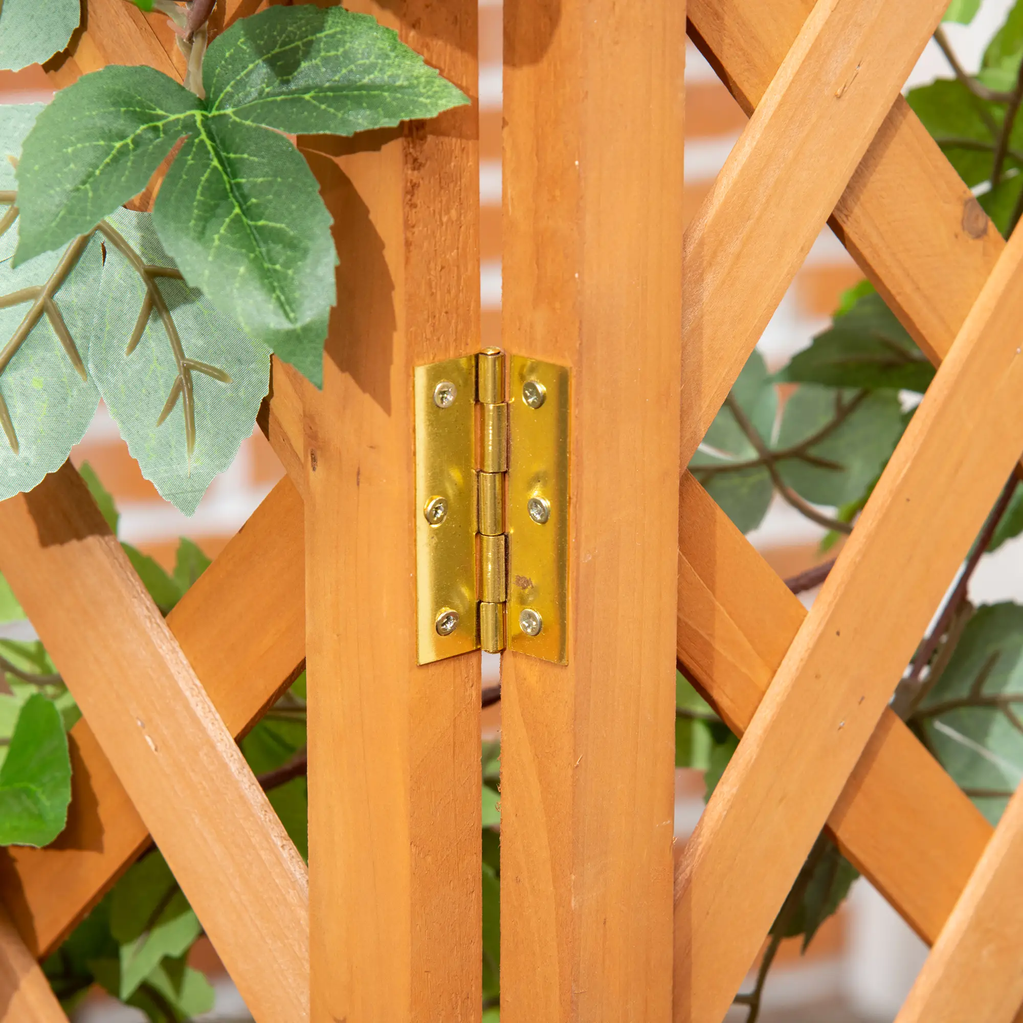 Wooden Raised Garden Bed With Trellis, Outdoor Planter Box For Patio, Balcony - Image 9