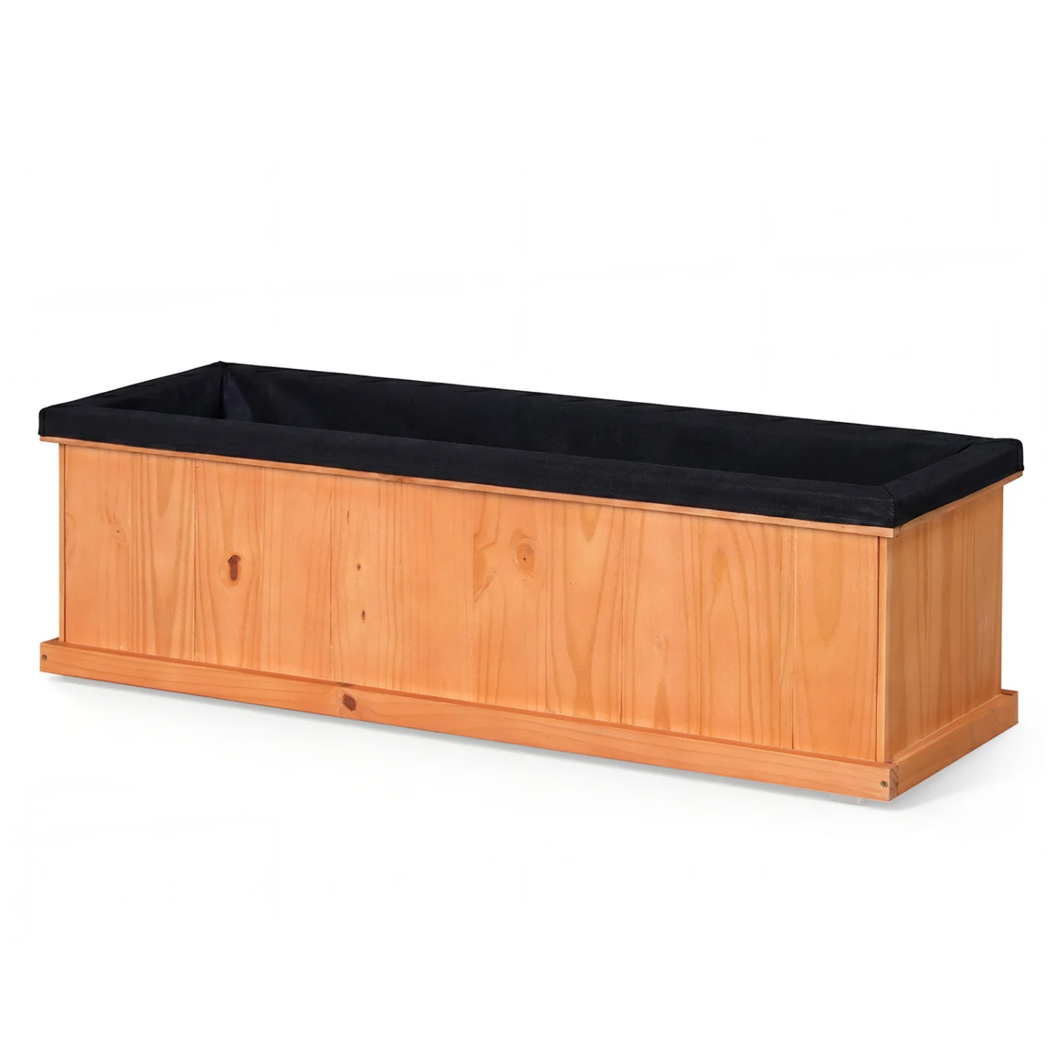 XL Wooden Raised Garden Bed with Drainage Holes, Planter Box - Image 4